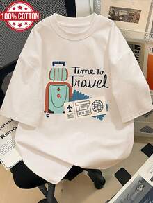 Women T-Shirts - [White] - View 9
