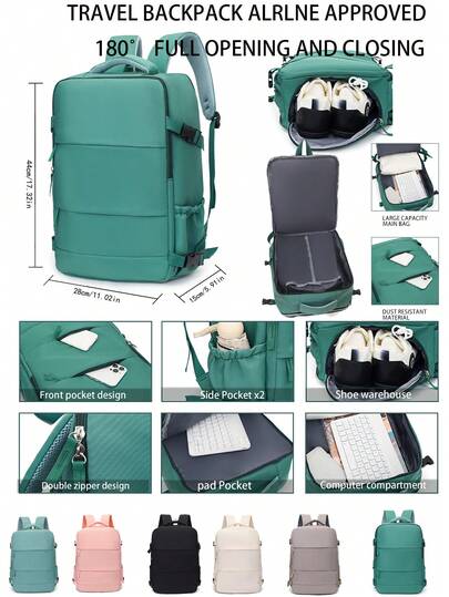 Dedoo Women's Backpacks, Women's Large-Capacity Travel Backpacks, Commuter/School Backpacks, Stylish Laptop Bags, Short-Distance Business Travel Luggage Bags, Travel Backpacks
