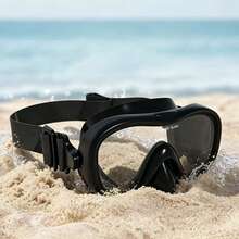 Máscara de buceo sin marco ajustable con protección nasal, equipo de deportes acuáticos - Multicolor - Ver 9