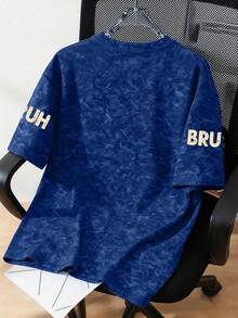 1 Set Distressed T-Shirt & Cargo Shorts Outfit für Teenager Jungen, mit Cartoon Charakter Dab Muster Kurzarm T-Shirt - perfektes Sommergeschenk, geeignet für Frühling/Sommer Tragen in der Schule und Outdoor - Verschiedenfarbig - Übersicht 5