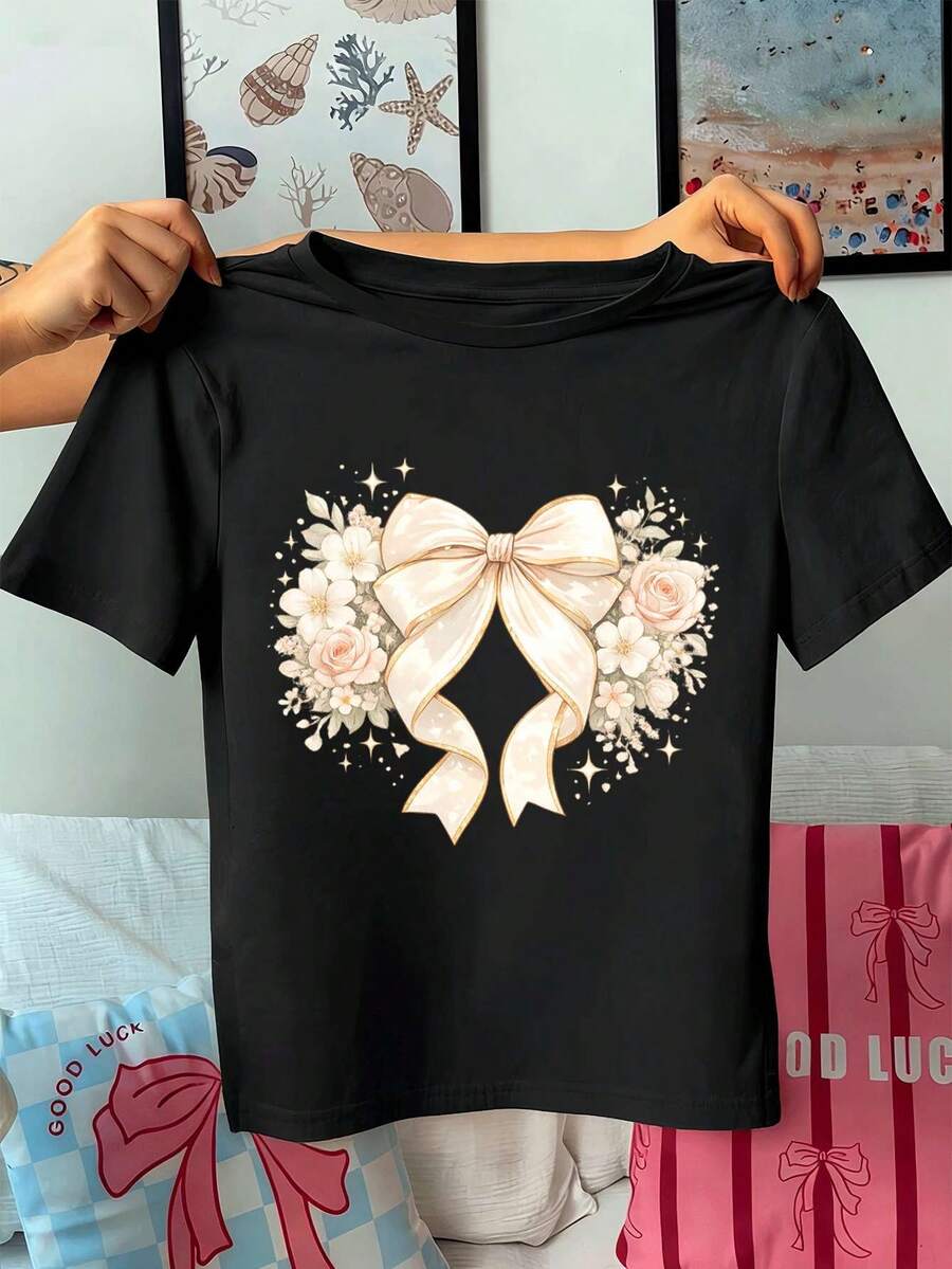 Women T-Shirts - Black - View 1