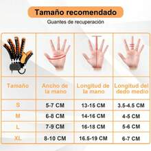 Guantes Robóticos para Rehabilitación de Manos Izquierdo, Talla XL, Equipo de Entrenamiento y Ejercicio - Multicolor - Ver 6