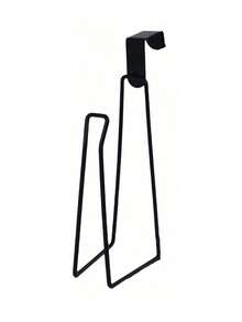 2pcs Iron Toilet Paper Holder, No Drilling Needed Wall Mounted Bathroom Tissue Roll Rack With Towel Bar, Waterproof Rust-Proof Space Saving Storage Organizer, Multi-Functional Wall Hook For Bathroom Kitchen Dorm, Easy Installation Durable Bathroom Accessory, Practical Dorm & Home Essential - Multiple Styles - View 17