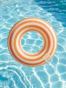 Boia Inflável com Válvula à Prova de Vazamento, Alta Flutuabilidade, Anel Flutuante, Unissex para Adultos, Design Minimalista, Adequado para Piscina, Lazer, Férias de Luxo, Viagem, Praia, Diversão na Água, Essencial de Verão, Temporada de Volta às Aulas - Vários estilos - Visão 18