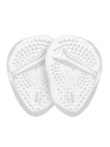 1 Pair Soft Silicone Forefoot Pads, Anti-Slip & Anti-Pain Cushion Inserts, Suitable For High Heels, Shoes, Sandals, Reduces Shoe Size - Clear - View 10