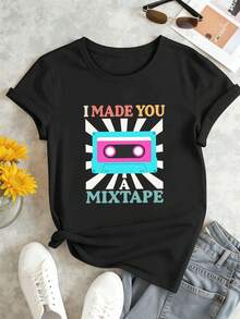 Women T-Shirts - Black - View 2