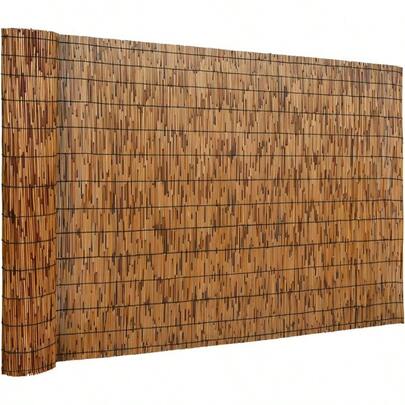 Natural Reed Fencing, - Friendly Reed Fence, 5 Feet Highx 16.4 Feet Long, Reed Screen Garden, Privacy Fence