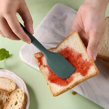 4pcs/1pc Silicone Spatula Set, Suitable For Cream, Jam And Butter, Easy To Clean, Ideal For Home, Restaurant, Dessert Shop, Baking Kitchen Tools - View 4