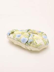 Bolso de mano para mujer, novedad de primavera 2024, de una sola pieza, de color sólido, con perlas sintéticas brillantes, diseño de nube en PU, moderno y con costuras concisas. - Verde 3 - Ver 8