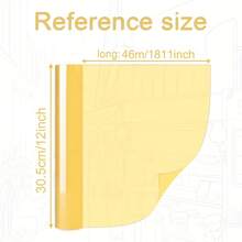 Giấy can cuộn, khổ 12 inch x 50 yard, trọng lượng 32 lb, giấy mỹ thuật trong suốt dùng để may vá, vẽ, phác thảo và gói quà. - 1 cuộn - Xem 2
