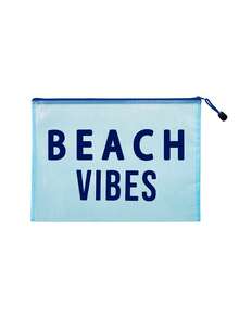 Tas Pantai Jala Tahan Air Berwarna-warni, Tas Kosmetik dengan Motif "Beach Vibes", Tema Pantai. Tas Kosmetik Transparan Kapasitas Besar, Tas Kosmetik dengan Resleting Nilon, Dapat Menyimpan Tabir Surya, Camilan, Bikini, dan Perlengkapan Pantai. Penyimpanan Musim Semi/Panas, Sempurna untuk Berenang dan Pantai, Perlengkapan Penting untuk Pelayaran, Hadiah Liburan Musim Panas - MultiWarna - View 17