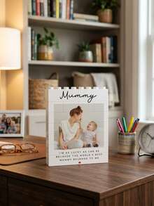 1pc Personalised Mother's Day Building Block Photo Gift | Mummy Gift | Mum Birthday | Unique Photo Present For Mama - Multicolor - View 2