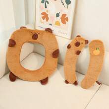1 cái bọc nắp bồn cầu hình chuột lang nước hoạt hình, chống trượt cho nhà vệ sinh. - Nhiều màu - Xem 5