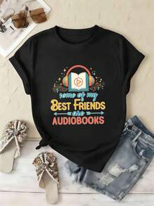 Women T-Shirts - Black - View 2