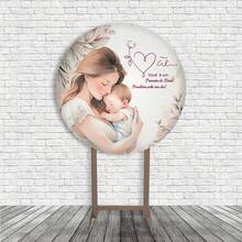 Easy-To-Use Decorative Cover Kit For Round Panels And Cylinders - Mother's Day Theme - ROUND PANEL 336 - View 2