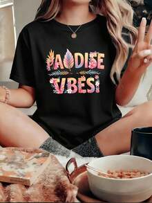 Women T-Shirts - Black - View 1