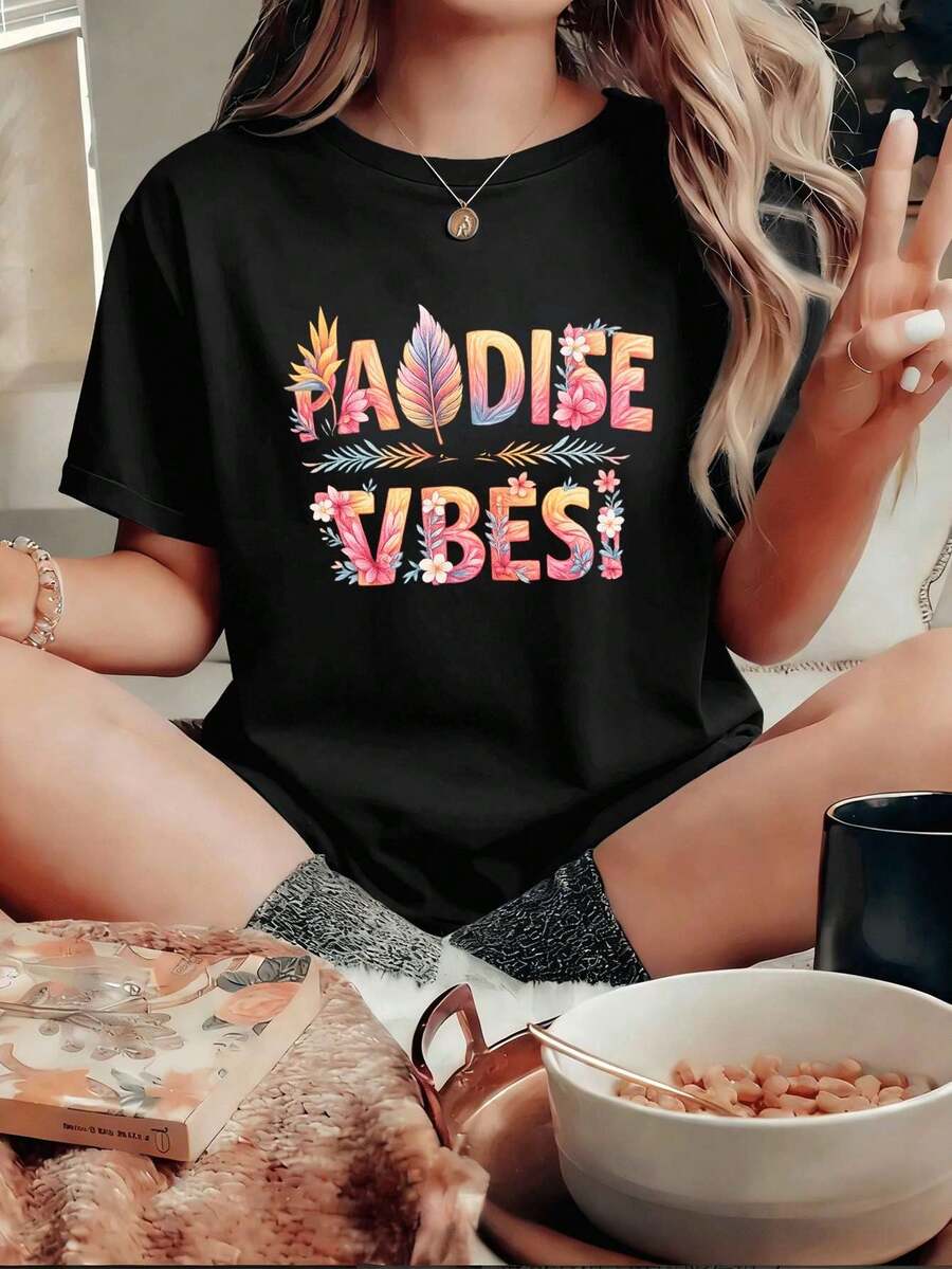 Women T-Shirts - Black - View 1