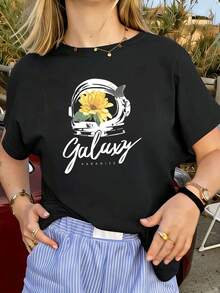 Women T-Shirts - Black - View 1
