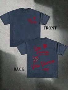 1pcs Women's Double-Sided Printing Von Dutchh Heart Logo With Key And Year 1999 Fabric Soft & Skin-Friendly Unisex Style Gifts For Spring Festival, Valentine's Day, St. Patrick's Day & World Cup-Van Dutch Dragon Print Women T Shirt Classic Americana Style Graphic Tee,Summer Fits,Vacation Fits Women,Summer Fits For Women,Spring Fits For Women,Summer Tops,St Pattys Day Fit,Easter Fit WomenLoose And Comfortable, Tops, Summer Tops, Summer Outfits For Womer, Summer , Summer Clothes, Shirts, Vacation Outfits Women, Tops For Women, Spring Outfits For Women, Blusas Bonitas De Mujer, , Top, Western Outfits For Womer, Cute Tops, White Tops, Going Out Tops Women, Shirts For Woman, Y2k, Crop Top, White Tor, Casual Streetwear, Summer Oversized Tee, Loose Fit T Shirt, Vintage Graphic Tee, Retro Street Style, Soft Cotton Top, Breathable Summer Tee, Drop Shoulder Tee,  Casual Top, Daily Wear T Shirt, Boyfriend Style Tee, Grunge Vintage Tee, Y2K Streetwear Top, Casual Loose Top, Oversized G - Navy Blue - View 12