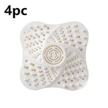 4 cái nút chặn tóc cho cống thoát nước nhà tắm, nút chặn tóc bằng silicon cao cấp có giác hút, dùng cho cống thoát nước thông thường ở nhà tắm, bếp, bồn tắm (Đen/Trắng/Xám/Xanh dương) - Mô hình nâng cấp - Xem 13