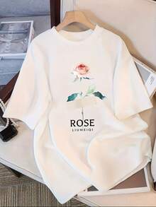 Women T-Shirts - [White] - View 2