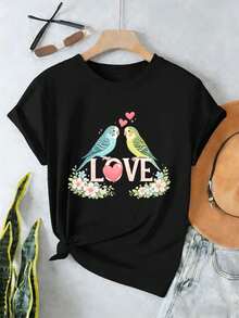 Women T-Shirts - Black - View 2