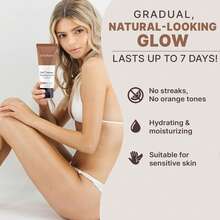 OceAura Tanning Lotion Self Tanner - Natural And Organic Ingredients Non Toxics Sunless Browning Lotion, Best Gradual Tanner For Men And Women, Streak-Free Fake Tan, Fair To Medium - Fair to Medium - View 5