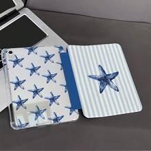 1 chiếc ốp lưng máy tính bảng in hình sao biển xanh và sọc, tương thích với iPad thế hệ thứ 10 10.9 inch 2022 / Air 13 (M3 2025) / Air 11 (M3 2025). Tương thích với SAMSUNG, , Oppo Pad, Matepad, Vivo Pad, Honor Pad. - Nhiều màu - Xem 7