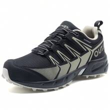 Women's Waterproof Hiking Shoes Outdoor Sneakers Lightweight Non-Slip Trails Walking Shoes - Dark Grey - View 1