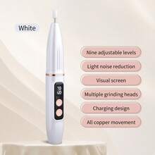 Rechargeable Electric Nail Grinder, Nail File, Professional Portable Acrylic, Gel Nail And Polishing Filer, Wireless Design, Ideal Gift For Women, Battery Capacity: 300mAh - Fashion - View 10