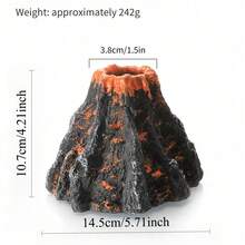 1件装 Uniclife 水族箱火山装饰套装 鱼缸装饰 迷你树脂火山装饰品 鱼缸配件 含气石、气泡石、气管及增氧配件（不含气泵） - A - 查看 15