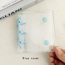 Bìa đựng kỷ vật Macaron mini 3 lỗ, bìa đôi có khóa cài, 20 chiếc bìa đựng bưu thiếp 3 inch, thẻ thần tượng, đồ dùng học tập, đồ dùng cho năm học mới. - Nhiều màu - Xem 16