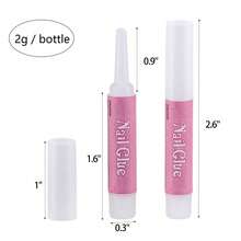 Super Strong Nail Glue For Acrylic Nails Press On Nails Professional Nail Glue For Nail Tips Fake Nails False Nails Long Lasting For Stick On Nails Broken Nails 0.07oz 10pcs NRHI - A - 查看 9