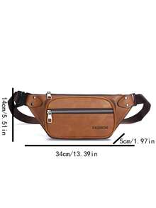 New Temperament Men's Crossbody Bag, Practical Waterproof Multi-Purpose Shoulder Bag, High Aesthetic Value, Lightweight Riding Waist Bag - Multicolor - View 2