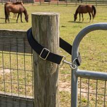 1pc Adjustable Barn Door Latch, Simple Ranch Gate Clasp, Single Loop Rope Buckle, Suitable For Horse Stall And Livestock Enclosure Safety Clasp Accessory, Applicable To Toilet Rope Hooks, Hay Nets, Water Buckets, Outdoor Feeders - View 4