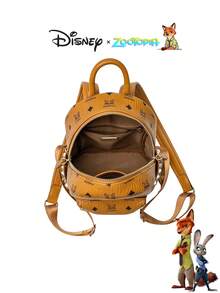 Disney 迪士尼可爱狐狸大容量女士背包，多功能通勤包，理想礼物 - 彩色 - 查看 7