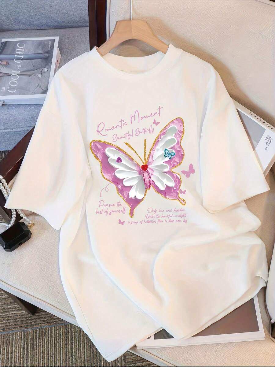 Women T-Shirts - [White] - View 1