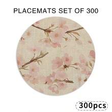 A Round Pattern With Plum Blossoms, Flowers And Green Leaves, Suitable For Spring, Summer, Autumn And Winter Seasons - Multicolor - View 18
