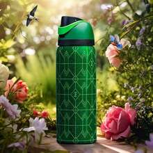 1OwaIa (Trắng Aurora) Cốc uống nước đôi hình bò sữa dùng ngoài trời, 32OZ /945ml, Bình giữ nhiệt chân không kép dùng ngoài trời, Cốc nước đá cách nhiệt bằng thép không gỉ có ống hút, Cốc nước xe đạp ngoài trời chống rò rỉ 100%, Thích hợp cho các hoạt động thể thao ngoài trời, đạp xe, văn phòng, nhà, xe hơi, các chuyến đi cắm trại {Phụ kiện thiết yếu cho bãi biển/cắm trại} - Hoàn hảo cho quà tặng Halloween, đêm Giáng sinh, Giáng sinh và năm mới. - Nhiều màu - Xem 2