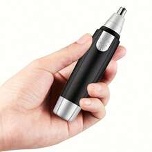 1pc Men's Nose Hair Trimmer, Professional Ear And Facial Trimmer, Washable Blade Head, One-Button Battery Powered Grooming Tool, Portable Compact Men's Nose, Ear, Beard And Eyebrow Grooming Accessory, Suitable For Travel And Father's Day Gift - Multicolor - View 6