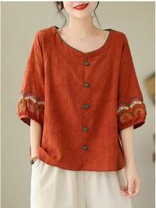 Women Tops - Black - View 7