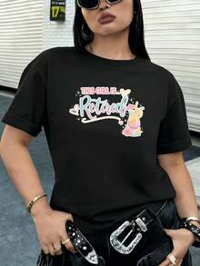 Women T-Shirts - Black - View 2