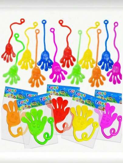 Bộ 10/20/50 chiếc tay dính, ngón tay dính, quà tặng tiệc tùng, đồ chơi vui nhộn, quà tặng sinh nhật, đồ chơi cảm giác.
