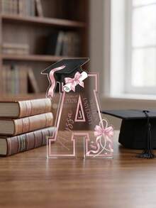 1pc Personalized Graduation Acrylic Block,Custom Text,Custom 2026 Graduation Plaque, Senior Decor, Class Of 2026 Keepsake Gift,Graduation Gift For Her, Him, College Graduation Gift, High School Graduation Gift - Multicolor - View 6