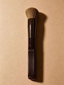 1 pezzo Nuovo pennello da trucco professionale, applicazione precisa del trucco sul viso, setole in fibra sintetica - non irritante, facile da pulire, adatto per base trucco viso completo, correzione a spot e perfezionamento dei dettagli, multifunzionale per blush, illuminante, correttore, cipria, pennello da trucco essenziale per principianti e donne, ottimo regalo - Caffè Marrone - Visualizzare 6