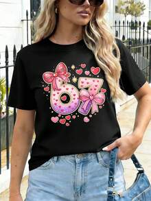 Women T-Shirts - Black - View 1