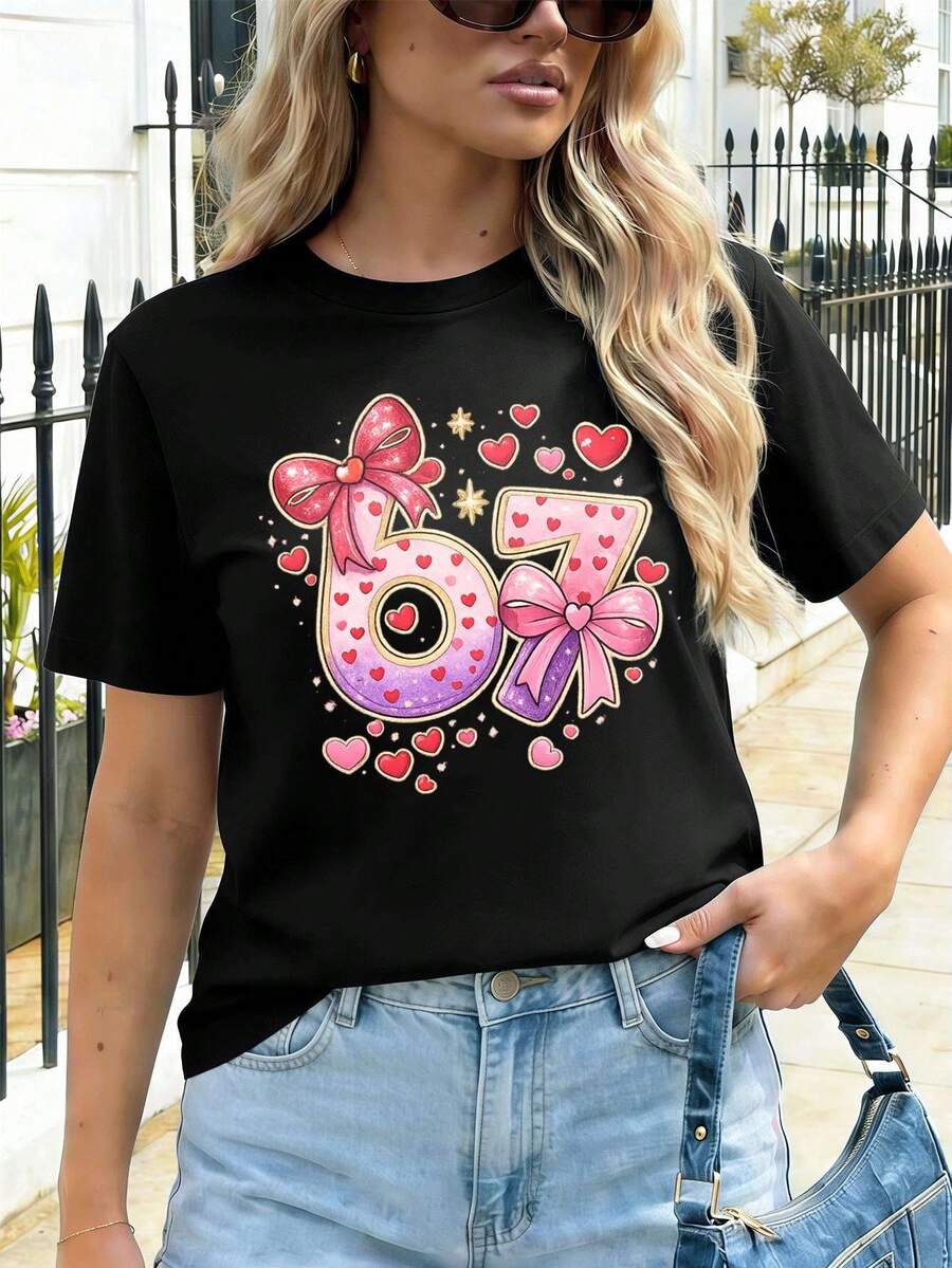 Women T-Shirts - Black - View 1