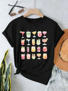 Women T-Shirts - Black - View 2