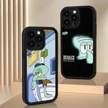 SpongeBob SquarePants Funda Divertida S-Squidward para 12111314151617MaxProPlusArMn, Antigolpes, Antideslizante, de Silicona Suave 17Air - 4 - Ver 3