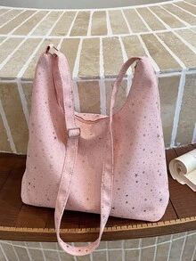 Fashionable Large Tote Bag For Women, New Design Shoulder Bag, Chic Handbag - Pink - View 8